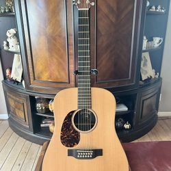 Left-Handed Martin D12X1AE 12-string Acoustic Guitar