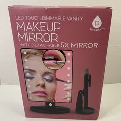 Pursonic Makeup Mirror With  5X Magnify NEW