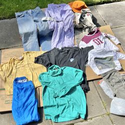 Vintage Clothing Lot Levi, Pepsi Tommy Jeans, Dawn Joy Fashions & More