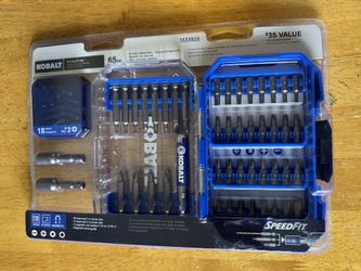 Kobalt Driving Bit Set 65 pc