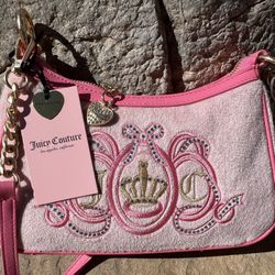 Juicy Couture Pink Lovers Club Regal Shoulder Bag!