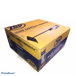 NEW Extra Large Capacity Hand Sanitizer Dispenser with Floor Stand and Ad Board 

