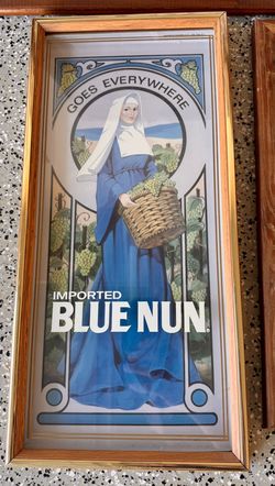 Blue Nun Framed Picture