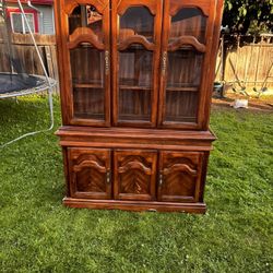 VINTAGE HUTCH CABINET 