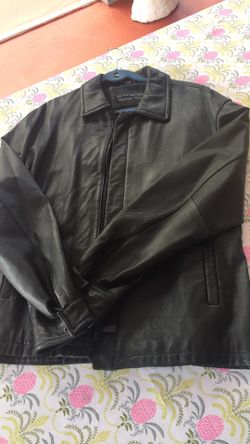 Leather men’s L Kenneth Cole Jacket