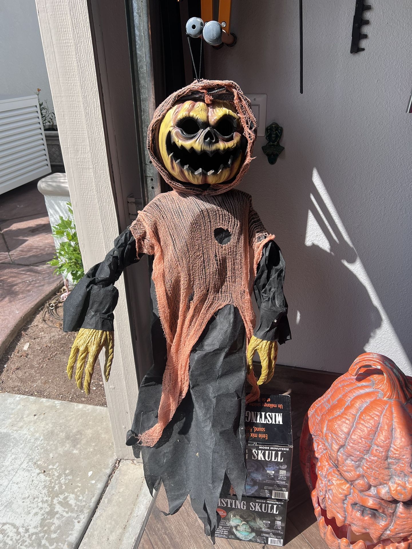Pumpkin Head Hanging Yard Decor Halloween