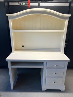 Kids white desk