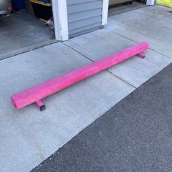 Pink Balance beam