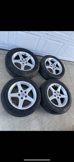 4 - 205/55r16 5x114.3 5x4.5 Stock Rsx Civic Camry Accord Corolla Wheels Rims Tires !!!