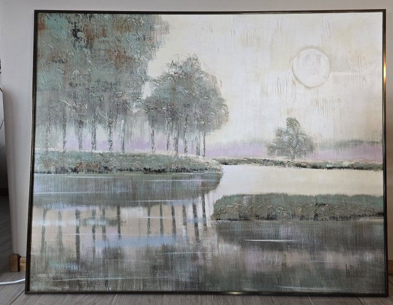 'Tranquil Moon' - Lee Reynolds Burr - Wall Art - Canvas