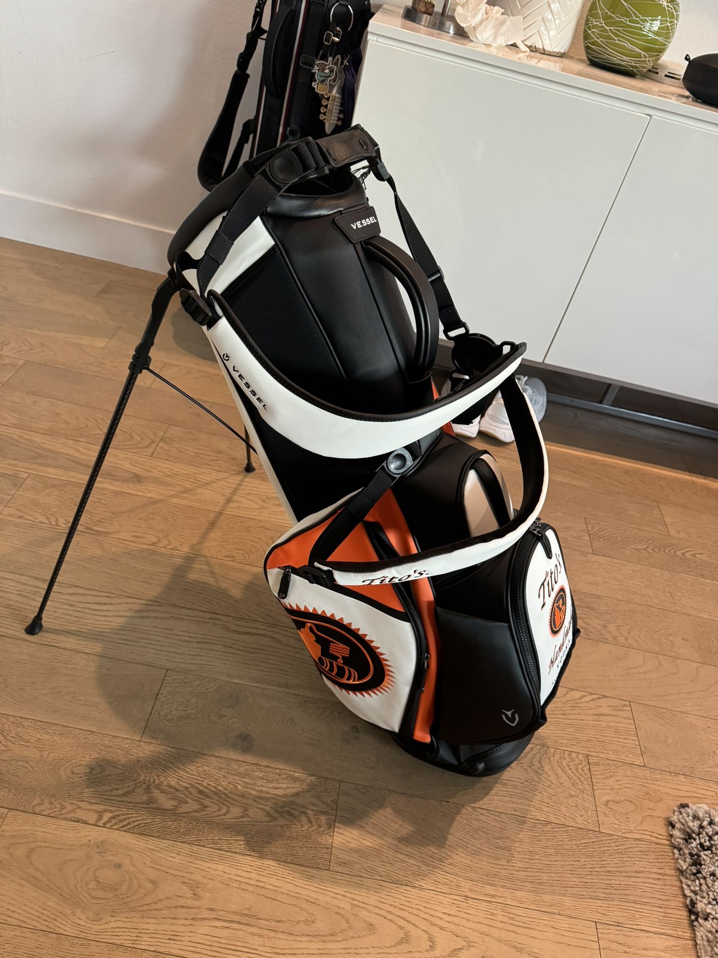 Custom Vessel Tito’s Golf Bag