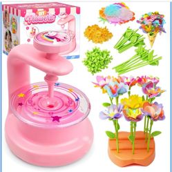 New-VNLINA DIY Fabric Flower Bouquets Toys – Crafts for Girls, Arts and Crafts for Kids Ages 4-8 8-12, Perfect Holiday Party Activity Toy, Birthday Gi