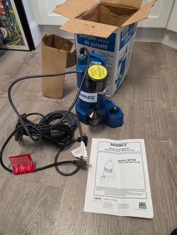 Barnes Submersible Sump Effluent Pump