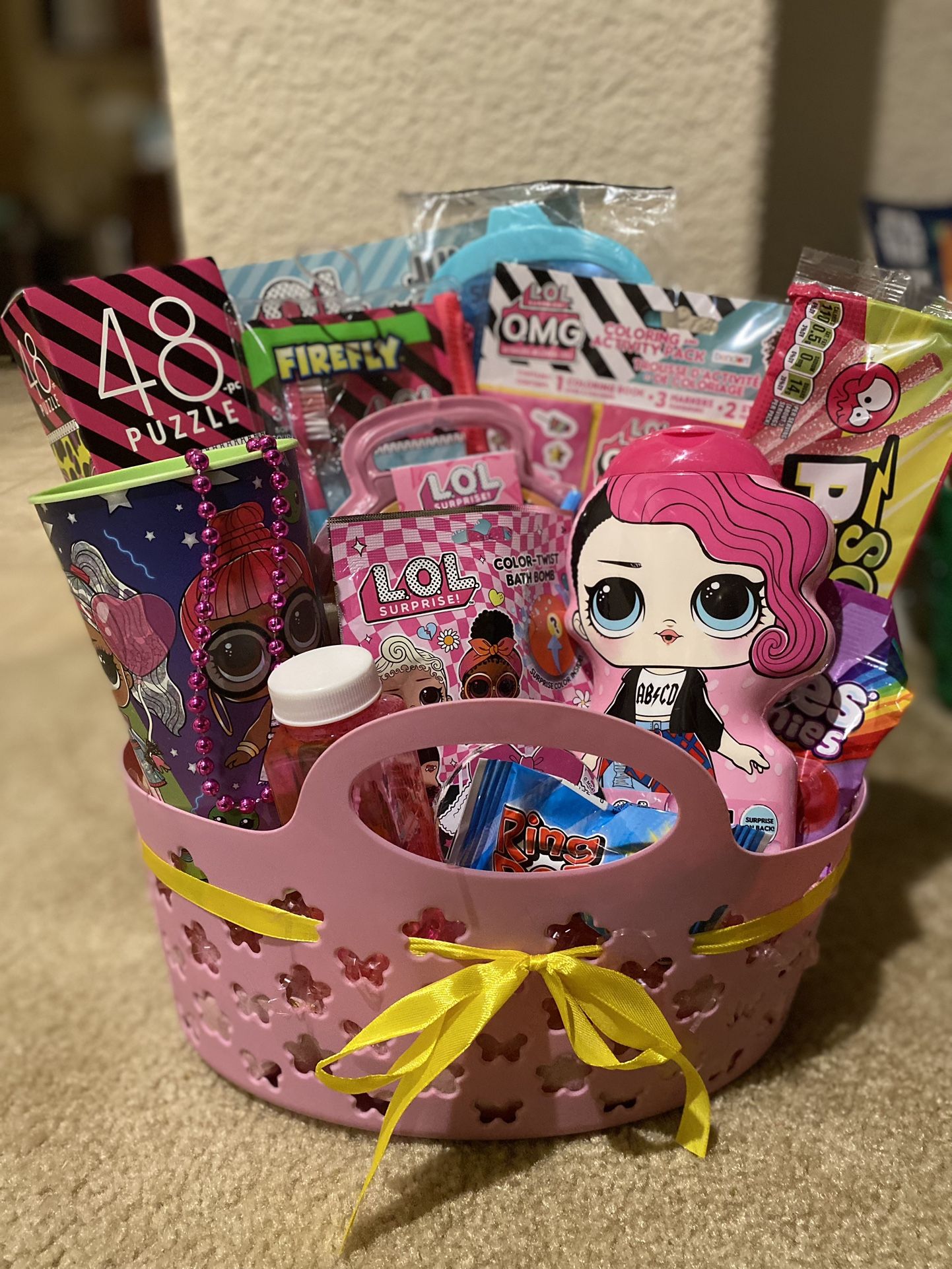 LOL Surprise Birthday Basket