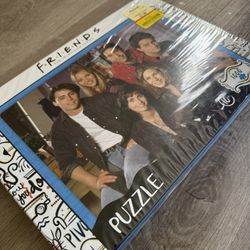 Friends Show Puzzle And Yarn