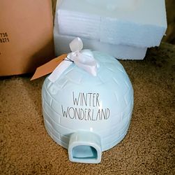 Rae Dunn Winter Wonderland Igloo Birdhouse