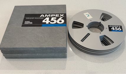 NO TAPE Lot Of 4 Ampex 456 Grand Master Metal  10.5" 1/4" EMPTY Take Up Reels