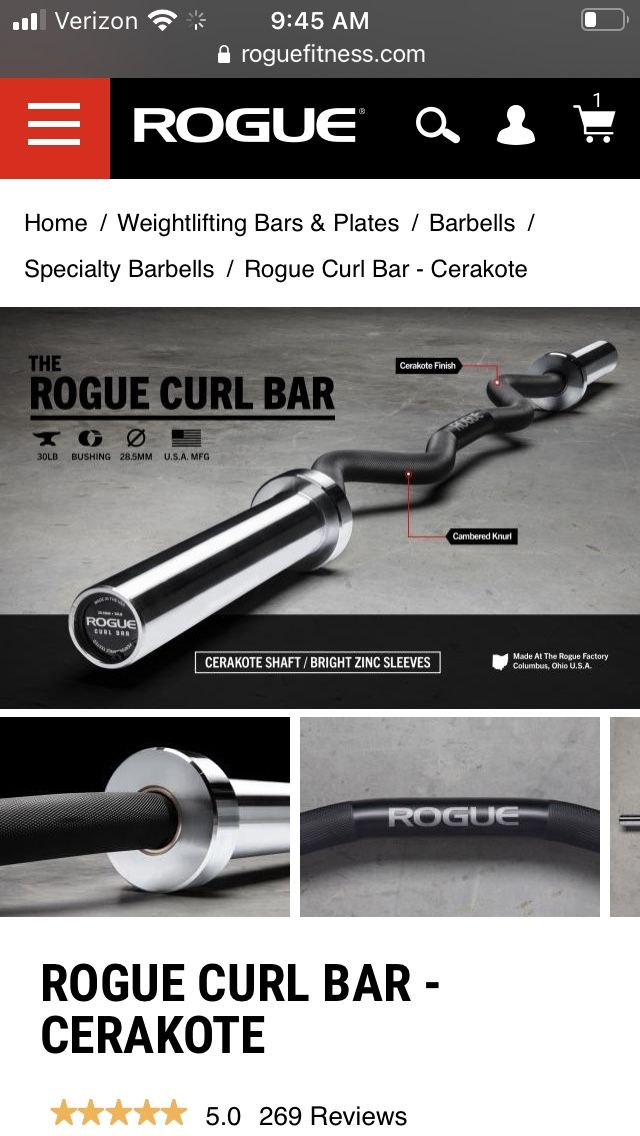 Rogue Curl Bar - Basically Brand New!