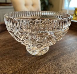 Waterford Crystal Killeen Footed Bowl 6" Round - Excellent Condition