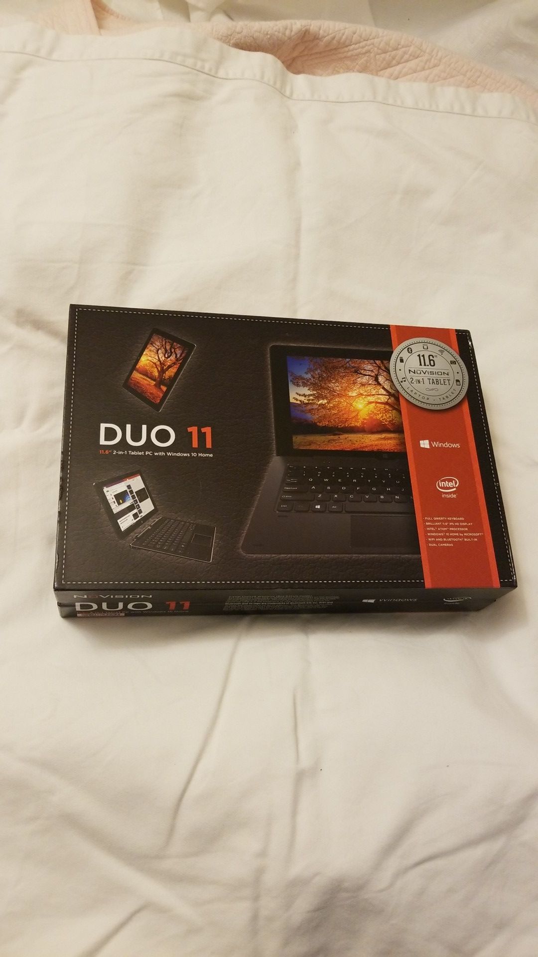 NUVISION Duo 11 (2-in-1 Tablet PC W/ Windows 10 Home) 11.6" Screen NEW