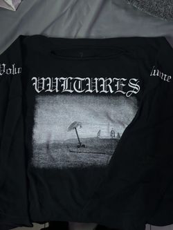 KANYE WEST VULTURES BLACK TEE