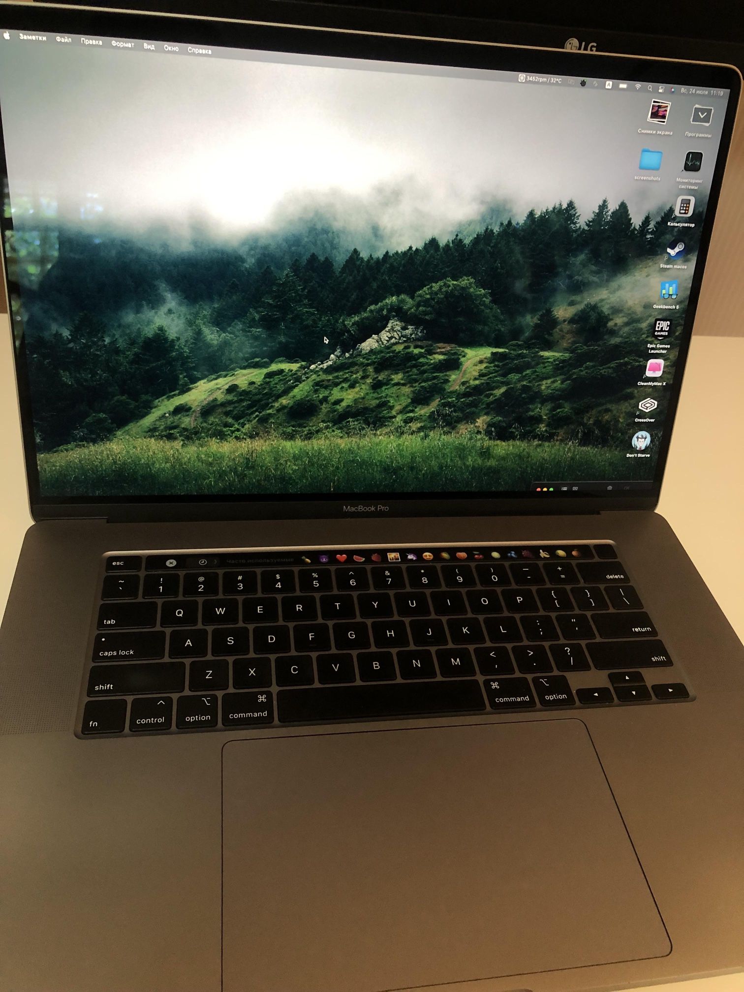 2019 MacBook Pro 15.4” with Touchbar