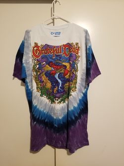 Vintage Liquid Blue 2000 Grateful Dead Tie Dye Tee, Mens sz XXL $100, pls read description!
