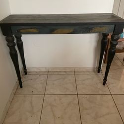 Black table
