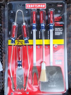 Vintage Craftsman 5-piece barbecue Accessory Set