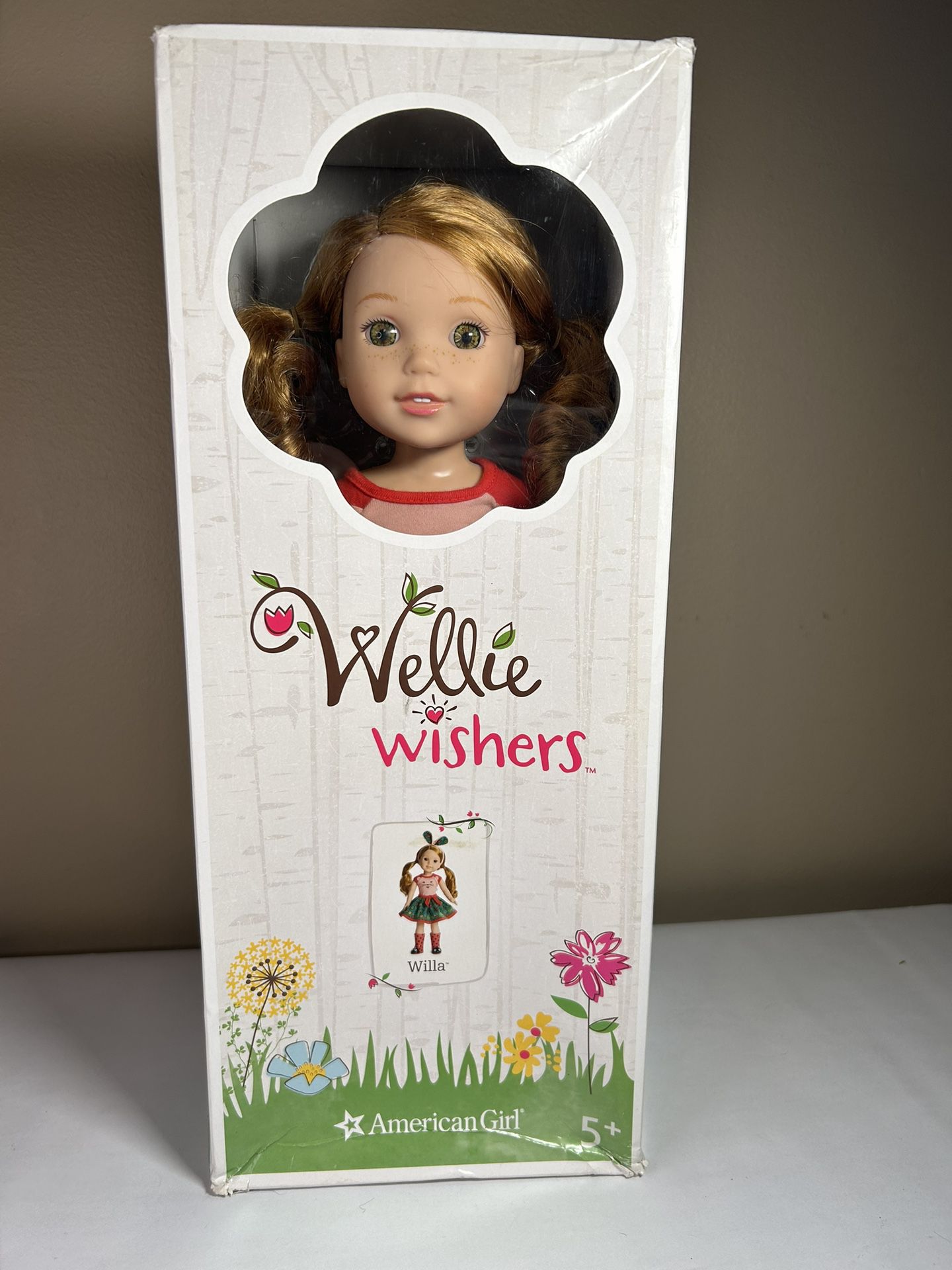 American Girl FGD39 14.5 in WellieWishers Willa Doll,Her Outfit & Original Box