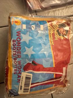 Wonder Woman boots costume