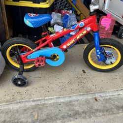 Paw Patrol Bike With Training Wheels