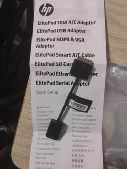 hp ElitePad  10w A/C adaptor