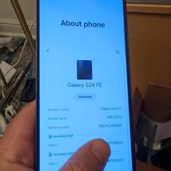 Tmobile/metro pcs Samsung Galaxy S24 fe 128gb 