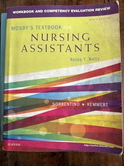 Mosby’s textbook For Nursing Assistant 