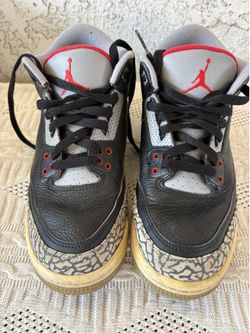 Nike air Jordan 3 retro Black 7 Y