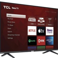 TCL 55" 4K UHD Smart TV Brand New On Payments With $50 Down.