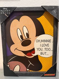 Mickey Mouse wall hanging