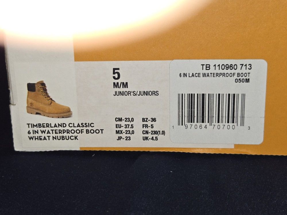 Timberland Classic 6 Inch Waterproof Boot Wheat Nubuck