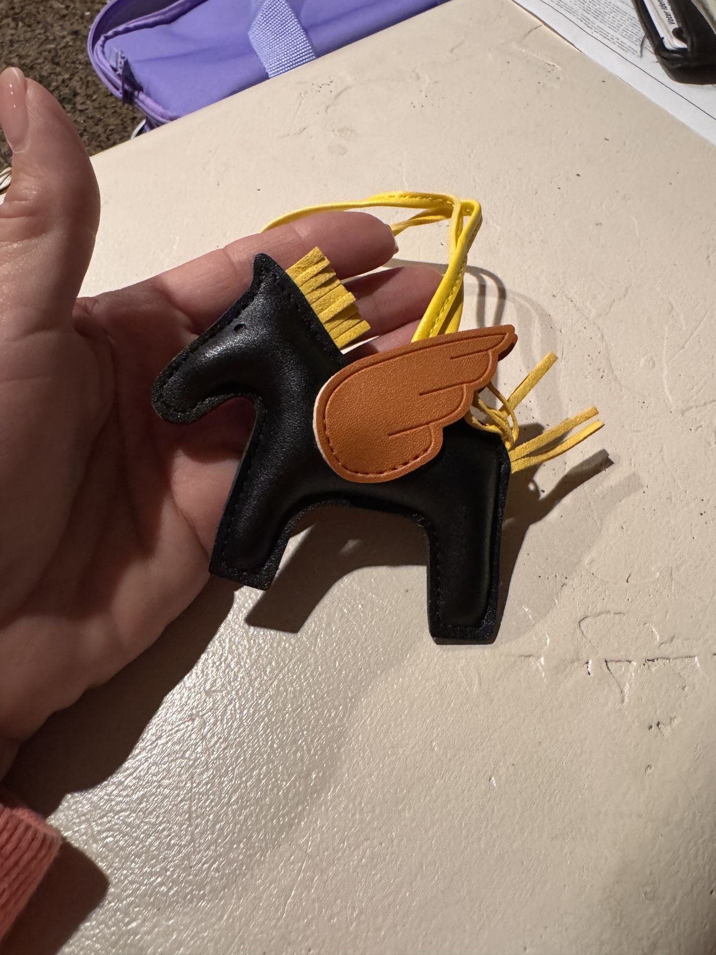 Horse charm for purse