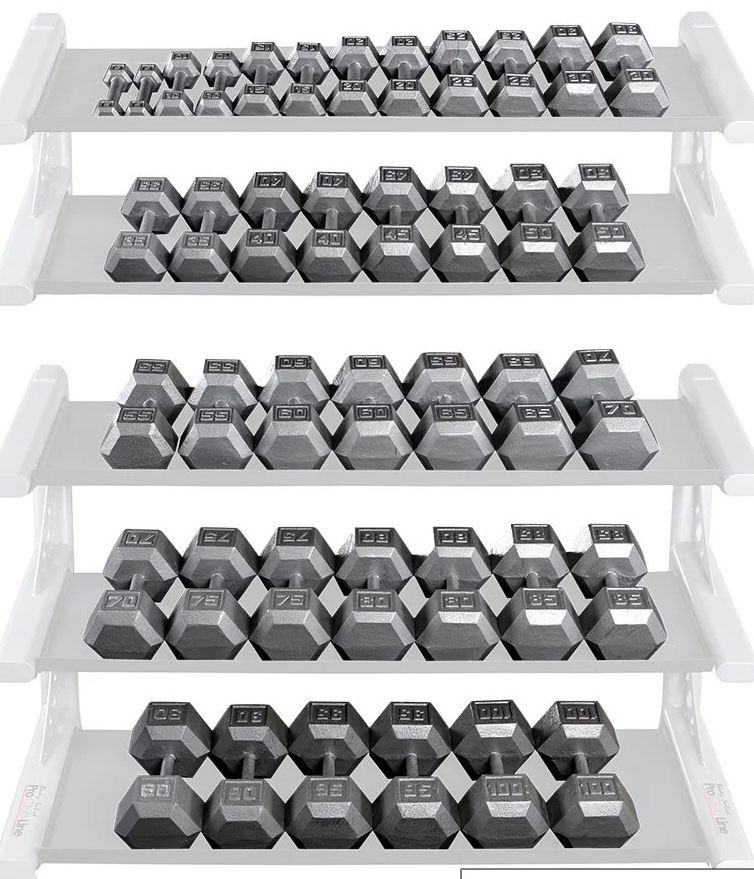 Dumbbell Set (5 Pairs, 10 Total)