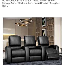 Octane Storm XL850 Movie Theater Seats (3)