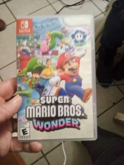 Brand new super Mario Brothers wonder for switch.