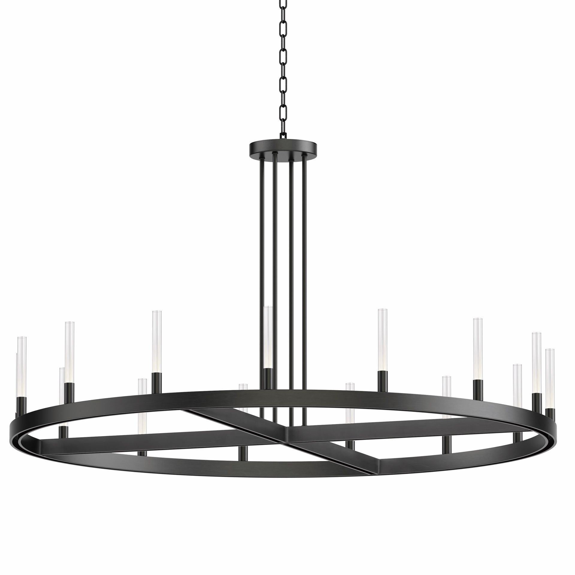 BLOWOUT SALE Maxim Ovation 15-Light LED Chandelier 16168CRBK