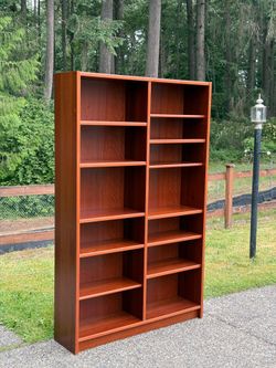 Mid Century Modern Vintage Danish  Bookcase