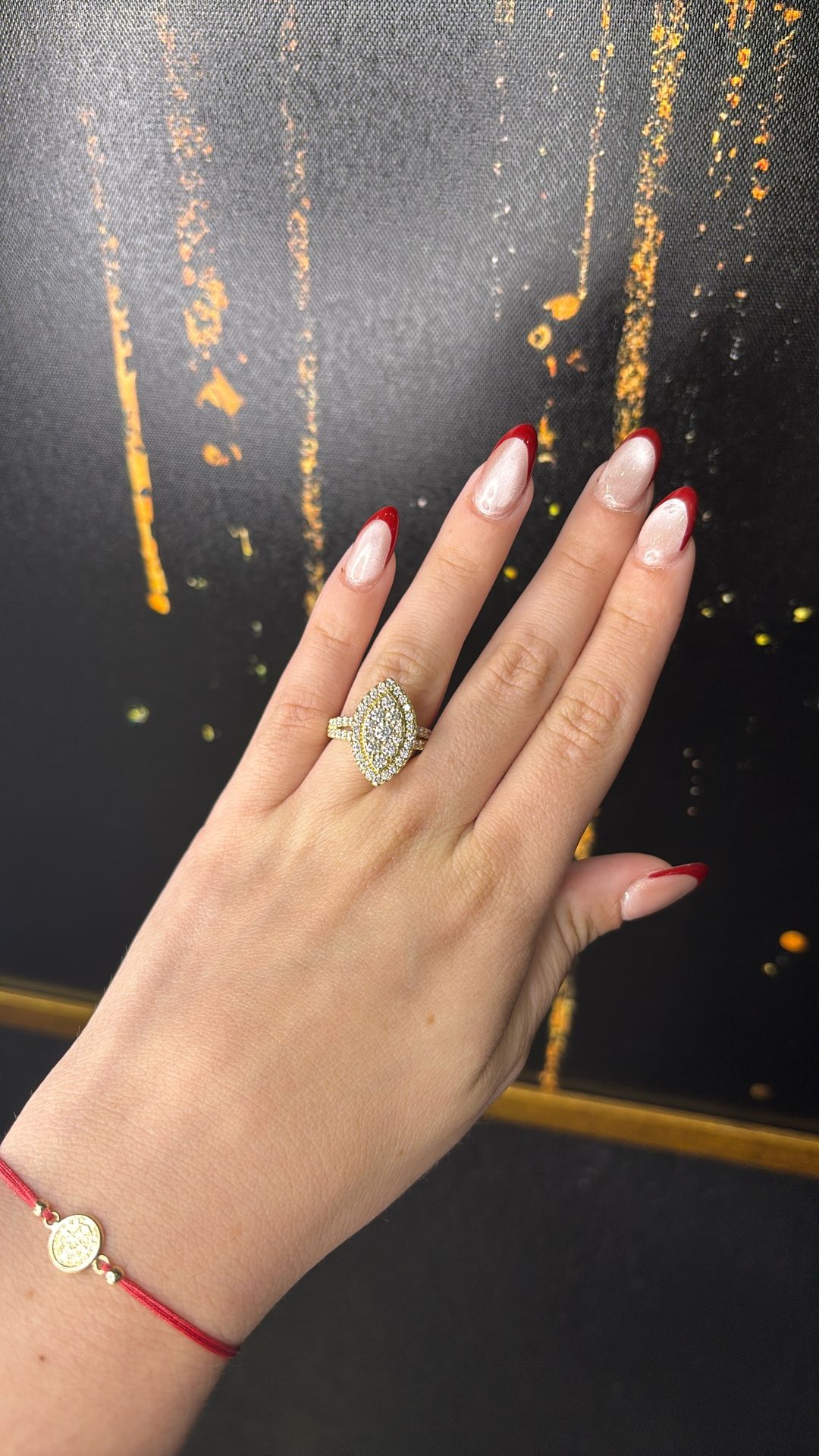 14kt Lab Diamond Engagement Ring 