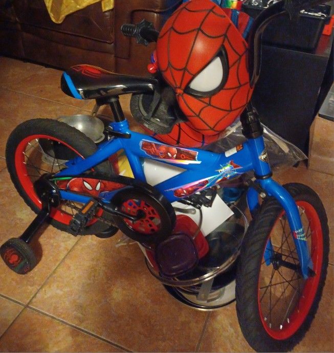 Child Spider Man Bike