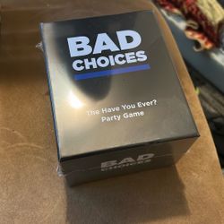 Bad choices card game