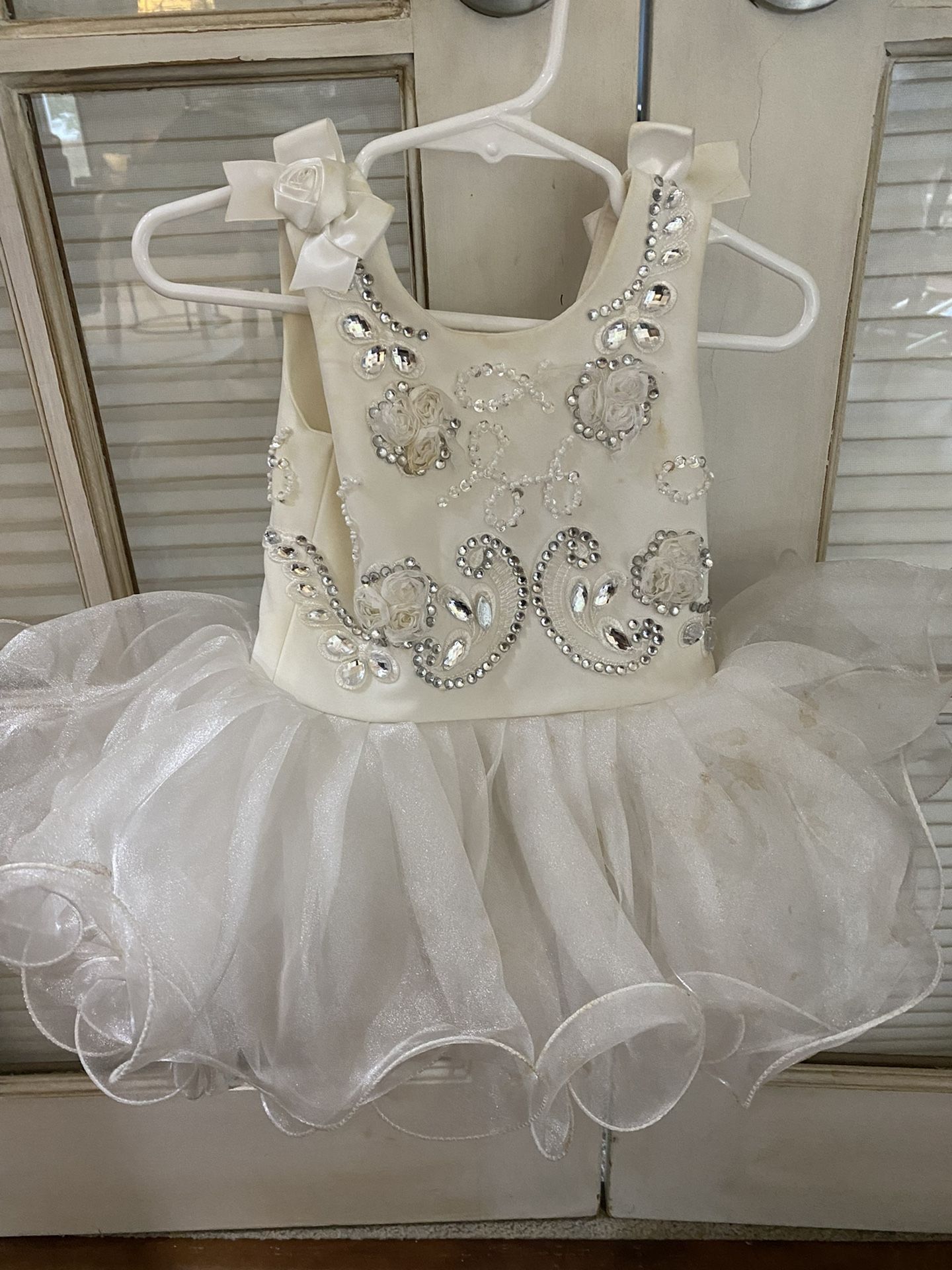 White Pageant Dress 