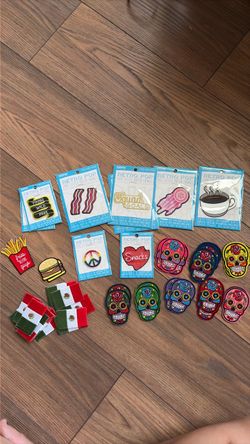 Embroidered Iron-On Patch Bundle – 20+ Pieces